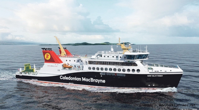 Türkiye'de İskoçya için üretilen ikinci gemi denize indirildi